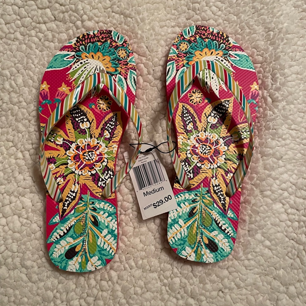 New Vera Bradley flip flops